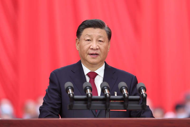　　2022年10月16日，中國(guó)共產(chǎn)黨第二十次全國(guó)代表大會(huì)在北京人民大會(huì)堂開(kāi)幕。習(xí)近平代表第十九屆中央委員會(huì)向大會(huì)作報(bào)告。